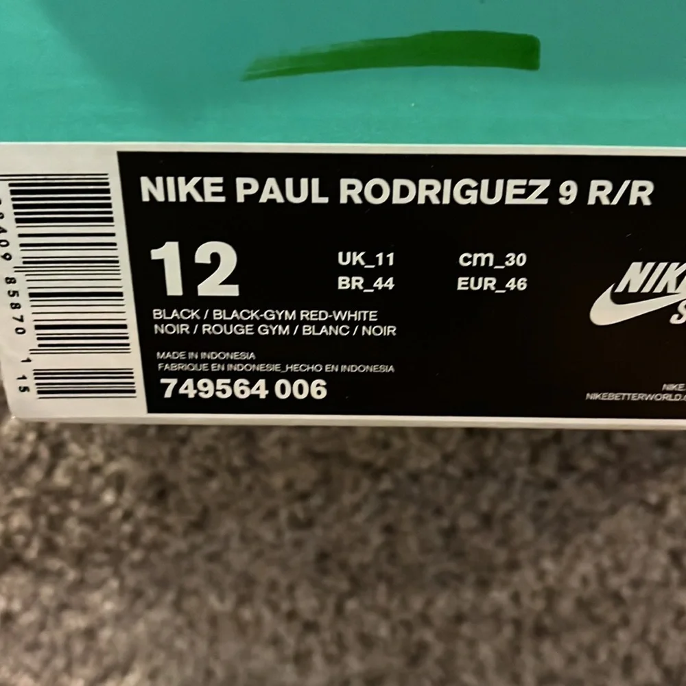 Nike SB Paul Rodriguez 9 R/R Shoes Sneakers Skateboard P Rod 749564 006 Men’s 12